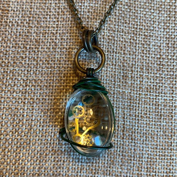 3D wired Handmade One of a kind Necklace 18” New - Picture 5 of 9